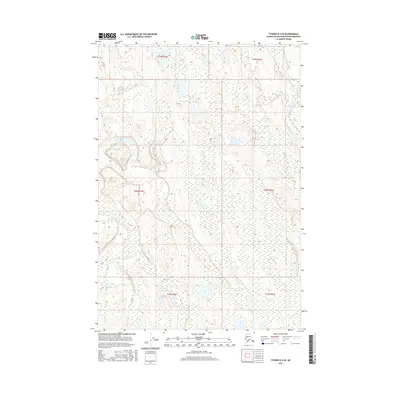 2016 Map of Tyonek D-2 SE, 2016 Print