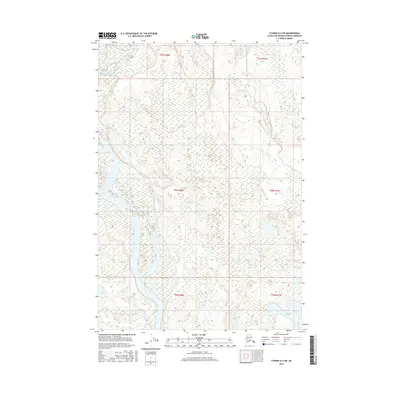 2016 Map of Tyonek D-2 SW, 2016 Print