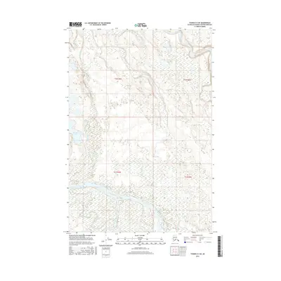 2016 Map of Tyonek D-3 NE, 2016 Print