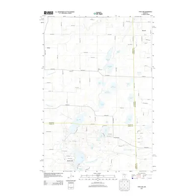 2013 Map of Typo Lake, 2013 Print