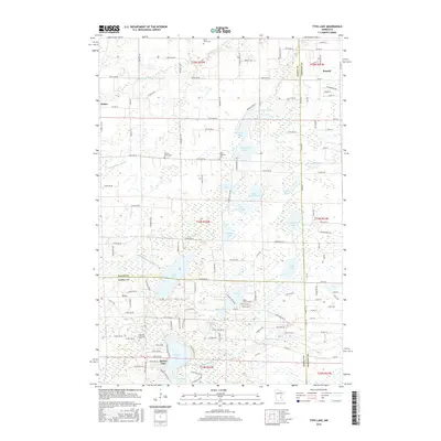 2016 Map of Typo Lake, 2016 Print