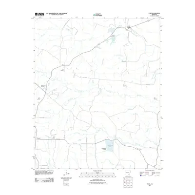 2011 Map of Tyro, 2011 Print