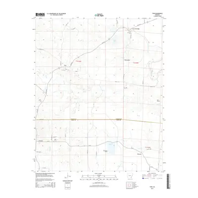 2014 Map of Tyro, 2014 Print