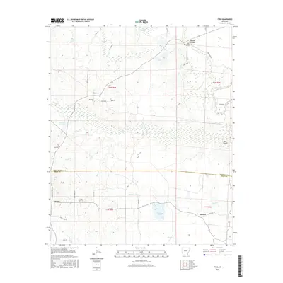 2017 Map of Tyro, 2017 Print