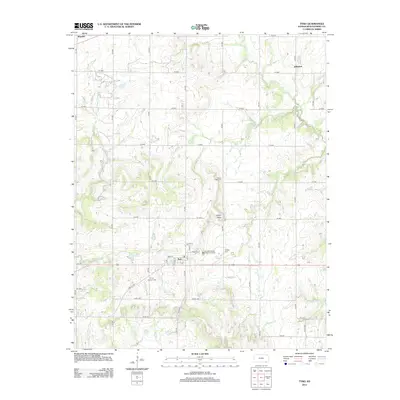 2012 Map of Tyro, 2012 Print
