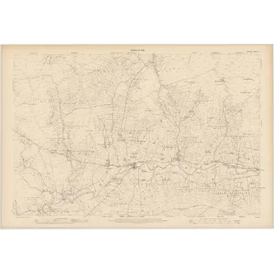 1906 Map of Tyrone - Sheet 11, 1908 Print