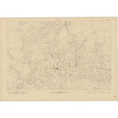 1953 Map of Tyrone - Sheet 11, 1956 Print