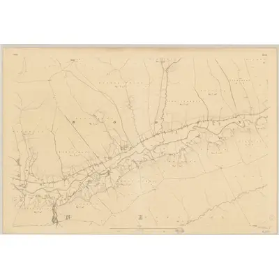1832 Map of Tyrone - Sheet 12, 1837 Print