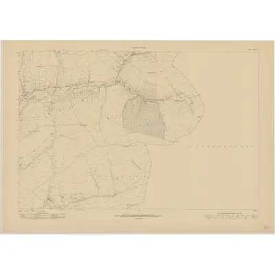 1953 Map of Tyrone - Sheet 13, 1955 Print