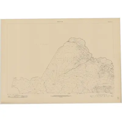 1950 Map of Tyrone - Sheet 14, 1954 Print