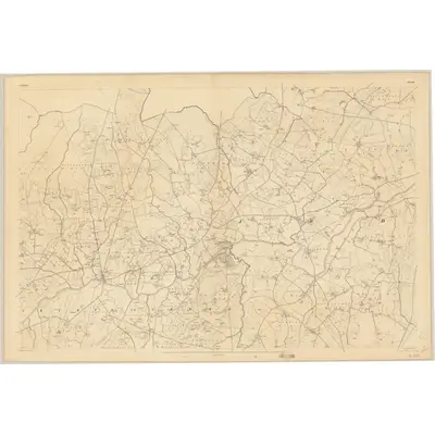 1833 Map of Tyrone - Sheet 16, 1837 Print