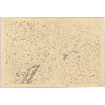 1833 Map of Tyrone - Sheet 17, 1837 Print