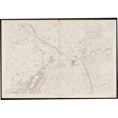 1833 Map of Tyrone - Sheet 17, 1862 Print