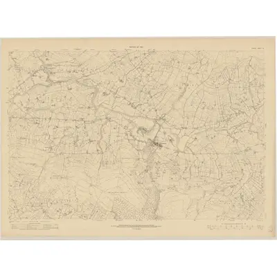 1953 Map of Tyrone - Sheet 18, 1956 Print
