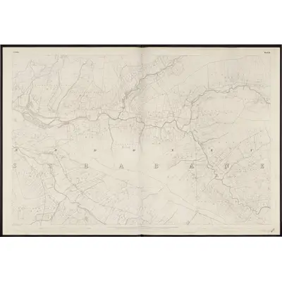 1833 Map of Tyrone - Sheet 19, 1861 Print
