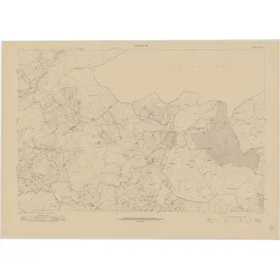 1952 Map of Tyrone - Sheet 20, 1955 Print