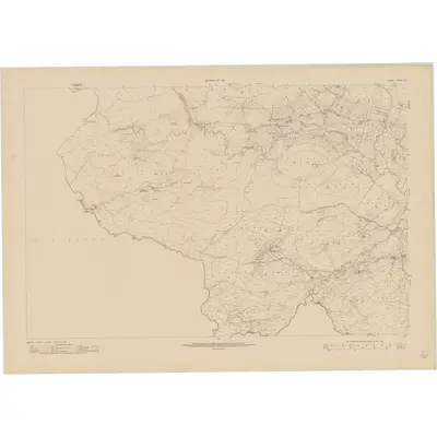 1950 Map of Tyrone - Sheet 22, 1954 Print