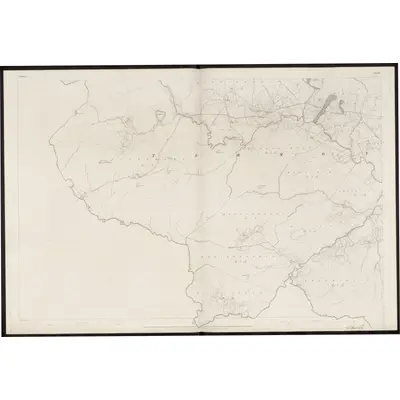 1833 Map of Tyrone - Sheet 22 [with extension 32A], 1860 Print