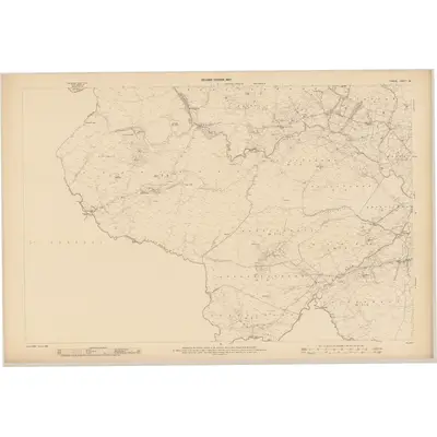 1904 Map of Tyrone - Sheet 22 [with extension 32A], 1907 Print