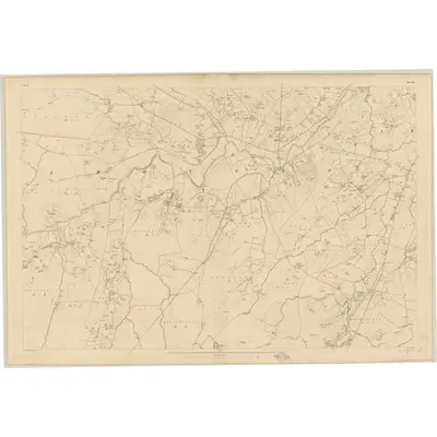 1833 Map of Tyrone - Sheet 23, 1837 Print