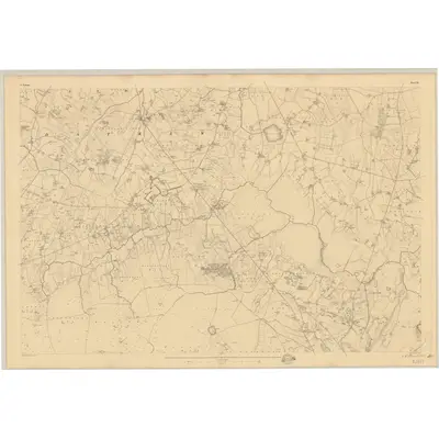 1833 Map of Tyrone - Sheet 24, 1835 Print
