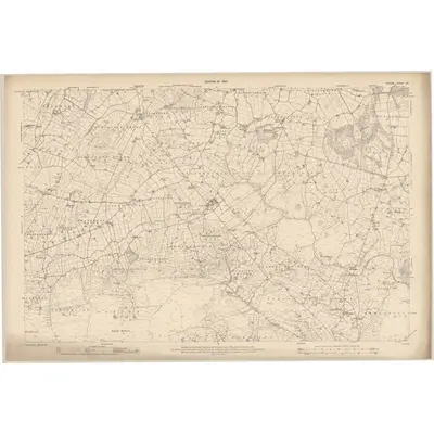 1905 Map of Tyrone - Sheet 24, 1907 Print