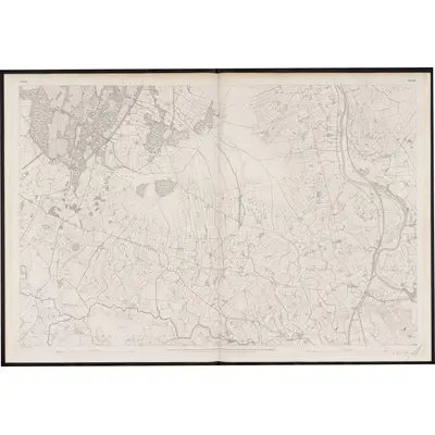 1833 Map of Tyrone - Sheet 25, 1862 Print