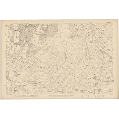 1905 Map of Tyrone - Sheet 25, 1907 Print