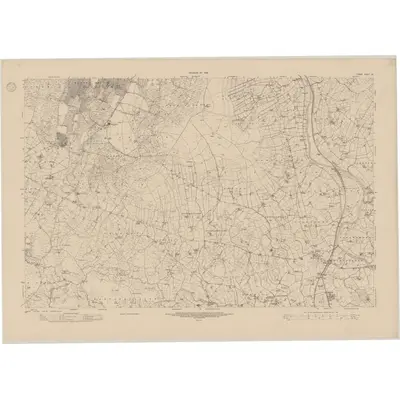 1937 Map of Tyrone - Sheet 25, 1947 Print