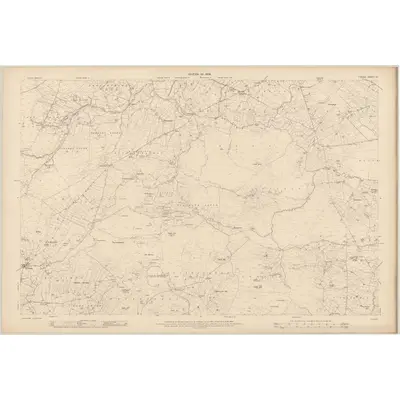 1906 Map of Tyrone - Sheet 27, 1909 Print