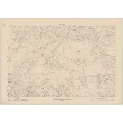 1937 Map of Tyrone - Sheet 27, 1946 Print