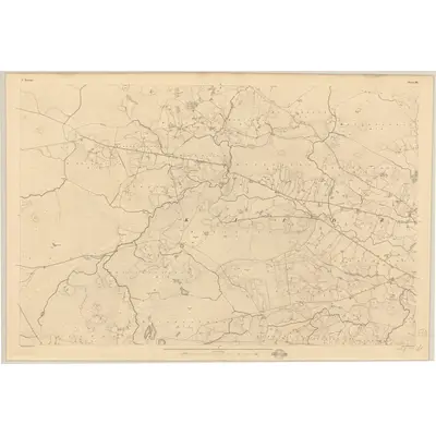 1833 Map of Tyrone - Sheet 28, 1837 Print