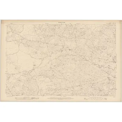 1906 Map of Tyrone - Sheet 28, 1909 Print