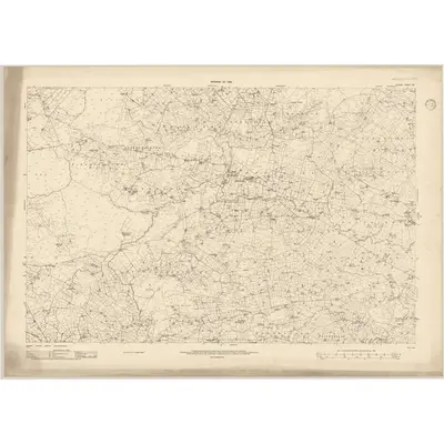 1936 Map of Tyrone - Sheet 28, 1945 Print