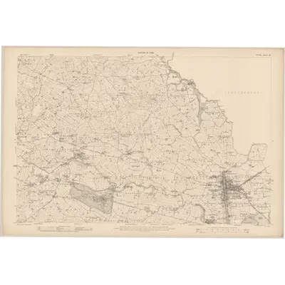 1906 Map of Tyrone - Sheet 29, 1909 Print