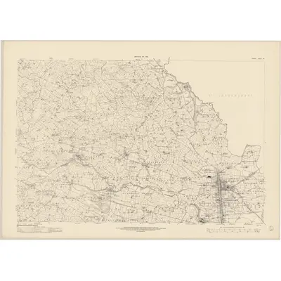 1935 Map of Tyrone - Sheet 29, 1937 Print