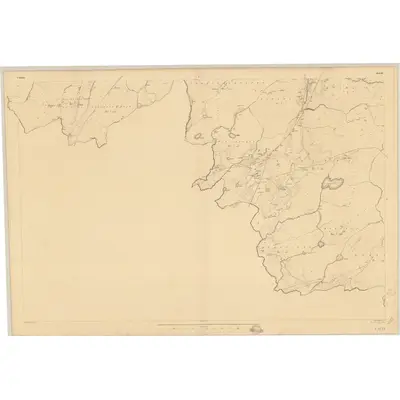 1833 Map of Tyrone - Sheet 32 [with extension 32A], 1837 Print