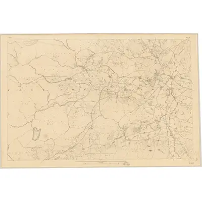 1833 Map of Tyrone - Sheet 33, 1837 Print