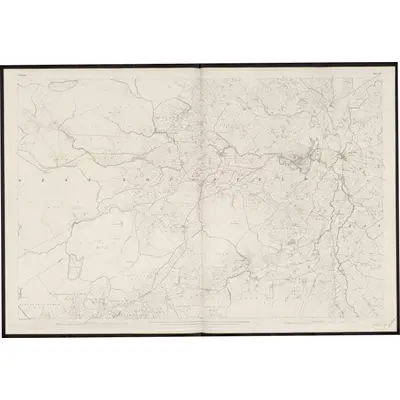 1833 Map of Tyrone - Sheet 33, 1862 Print