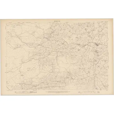 1905 Map of Tyrone - Sheet 33, 1907 Print