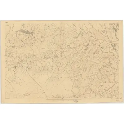 1833 Map of Tyrone - Sheet 34, 1836 Print