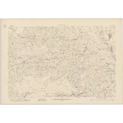 1937 Map of Tyrone - Sheet 34, 1948 Print