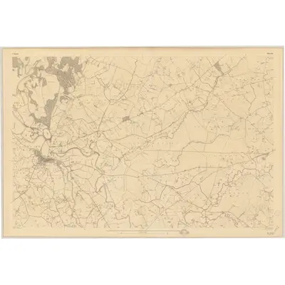 1833 Map of Tyrone - Sheet 35, 1837 Print