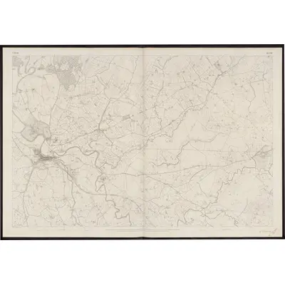 1833 Map of Tyrone - Sheet 35, 1863 Print