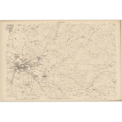 1906 Map of Tyrone - Sheet 35, 1908 Print