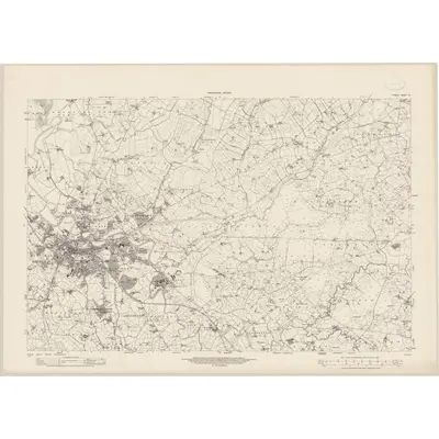 1964 Map of Tyrone - Sheet 35, 1965 Print