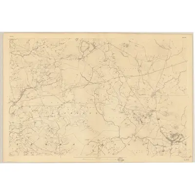 1833 Map of Tyrone - Sheet 36, 1837 Print