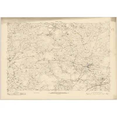 1935 Map of Tyrone - Sheet 36, 1945 Print