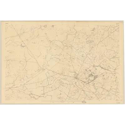 1833 Map of Tyrone - Sheet 37, 1837 Print