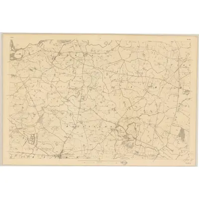 1834 Map of Tyrone - Sheet 39, 1837 Print